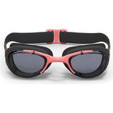 Decathlon Nabaiji Şeffaf Camlı Yüzücü Gözlüğü - L Boy - Siyah / Turuncu - 100 Xbase - Siyah - Pembe