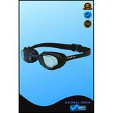 Decathlon Nabaiji Xbase Yüzücü Gözlüğü - Buğu Yapmaz Şeffaf Cam - Siyah Lacivert- L Beden