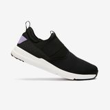 Decathlon Newfeel Kadın Siyah Lila Pw 160 Slip-On Yürüyüş Ayakkabısı