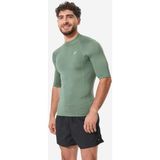Decathlon Olaian Erkek Slim Fit Kısa Kollu Uv Korumalı Tişört - Haki - 100 - Açık Haki