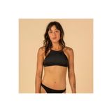 Decathlon Olaian Göğüs Pedli Bikini Üstü, Siyah, 70B