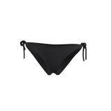 Decathlon Olaian Kadın İpli Bikini Altı, Siyah, Dokulu, 36 Beden