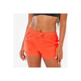 Decathlon Olaian Kadın Kısa Deniz Şortu, Neon Turuncu, 36 Beden