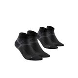 Decathlon Orta Boy Konçlu Outdoor Çorap - 2 Çift - Siyah - Hike 500