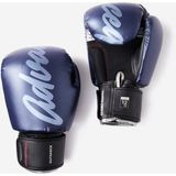 Decathlon Outshock Muay Thai Kick Boks Eldiveni Mavi 14 oz Darbelere Karşı Koruyucu Eklem Desteği - Lacivert