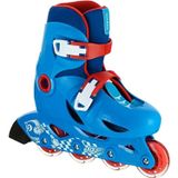 Decathlon-Oxelo Çocuk Paten - Mavi/Kırmızı - Play 3 (Gece mavisi/MAVİ/KIRMIZI / 26-28)