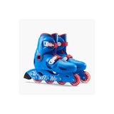 Decathlon-Oxelo Çocuk Paten - Mavi/Kırmızı - Play 3 (Gece mavisi/MAVİ/KIRMIZI / 28-30)