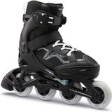 Decathlon Oxelo Çocuk Paten Siyah/Haki - 70 mm Tekerlekli İnline Paten - Rahat ve Ayarlanabilir Yapı - 32 - 35