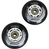 Decathlon Oxelo Waveboard Siyah Beyaz 2'li Kaykay Tekerleği