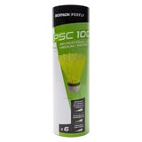 Decathlon PSC 100 Orta Boy 6'lı Paket Sarı Perfly Plastik Badminton Topu
