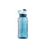 Decathlon Quechua Çocuk Matara 0,5 L Turkuaz Entegre Pipet Tek Elle Açılır Geniş Ağzlı Kırılmaz Şeffaf Mavi Tritan