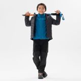 Decathlon Quechua Çocuk Outdoor Hibrit Şişme Mont - 7/15 Yaş - Siyah - Gri - Siyah - 7 - 8 Yaş