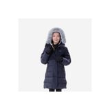 Decathlon Quechua Çocuk Outdoor Şişme Mont, Kapüşonlu, Kışlık, Lacivert, 8-9 Yaş