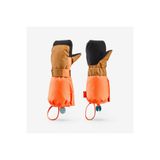 Decathlon Quechua Çocuk Parmaksız Kayak Eldiveni - 3/6 Yaş - Kahverengi/Turuncu - 500 Kids