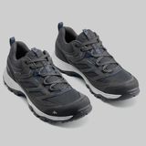 Decathlon Quechua Erkek Outdoor Ayakkabı - Gri - MH100 Kumaş Dış Materyal ile Doğa Yürüyüşü İçin
