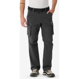 Decathlon Quechua Erkek Outdoor Kargo Pantolon - Gri - NH500 - 54 - Karbon Gri