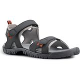 Decathlon Quechua Erkek Outdoor Sandalet - Gri/Turuncu - NH100 - Koyu Gri