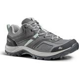 Decathlon Quechua Kadın Bot Gri/Yeşil Kauçuk Taban ve Hafif Yapı ile Outdoor Kullanım İçin - MH100 - Gri - Yeşil