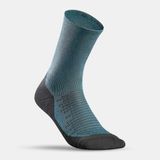 Decathlon Quechua Outdoor Çorap - Uzun Konçlu - Gri / Mavi - 2 Çift - Hike 100 - Mavi - Gri - 43 - 46