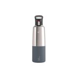 Decathlon Quechua Outdoor Paslanmaz Çelik Termos - 1 L - Gri - 900 Koyu Gri
