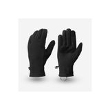 Decathlon Quechua Yetişkin Outdoor Trekking Dokunmatik Polar Eldiven - Siyah - MT500