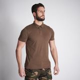 Decathlon Solognac Erkek Avcılık Polo Tişörtü - Kahverengi - 100 - M - Koyu Kahverengi