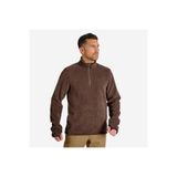 Decathlon Solognac Erkek Polar Üst İçlik, Kahverengi, 2XL