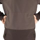 Decathlon Solognac Erkek Softshell Mont / Avcılık - Kahverengi - Softshell 500 - Koyu Kahverengi