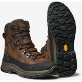 Decathlon Solognac Erkek Su Geçirmez Avcılık Botu Kahverengi - Crosshunt 500 V2 42 Uzun Konçlu Dayanıklı Tasarım - Kahverengi - Siyah