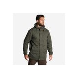 Decathlon Solognac Erkek Su Tutmaz Kışlık Mont, Kapüşonlu, Yeşil, XL