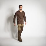 Decathlon Solognac Kahverengi Renfort 520 Erkek Pantolon