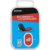 Decathlon Yapışkanlı İç Lastik Tamir Yaması Seti, 8 Yama, Kırmızı