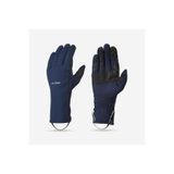 Decathlon Yetişkin Outdoor Trekking Dokunmatik Eldiveni, Koyu Lacivert/Siyah, 3XL Beden