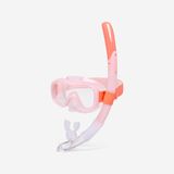 Decathlon Yetişkin Şnorkel Maske Seti - Pembe - 100