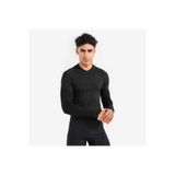 Decathlon Yetişkin Uzun Kollu Termal İçlik, Siyah, Unisex