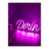 DECCOR EVİM (Açıklamayı Okuyunuz) 1-5 Karakter Isimli Neon Led Işıklı Yazı