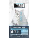 Decent 15 kg Somonlu Yetişkin Kedi Maması Hassas Sindirim İçin Özel Formül Türkiye Menşeli