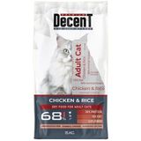 Decent Adult Hairball Cat 15 kg Tavuklu ve Pirinçli Yetişkin Kedi Maması