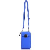 Decent Polo Kadın Askılı Çanta Telefonluk Cüzdan - 10*19 - --Mavi