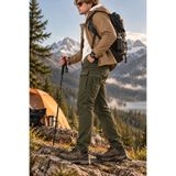 Dechers Erkek Kışlık Softshell İçi Polarlı Rüzgar, Soğuk & Su Geçirmez Taktik Pantolon - E232