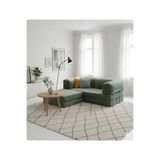 DECHOME 200X200 Köşe Takımı|Köşe Koltuk|Modüler Köşe Takımı|Yataklı Koltuk | Fitilli Kadife | Koltuk Takımı