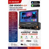 Decibell | DB-9300A-CP | Android 14 | TCB001HQ Yüksek Ses Çıkışlı | 7 Inç Ekranlı Android Indash Oto Teyp | 2+32G | 1-Din