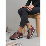 Decisivo Life Kadın Lastik Bağcıklı Ortopedik Taban Sneaker Spor Ayakkabı - Bordo