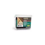 Deck Plus Ahşap Vidalar, Kahverengi Dış Vidalar, 1-5/8" x #10, 2,3 kg