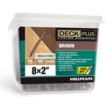 Deck Plus Ahşap Vidalar, Kahverengi Dış Vidalar, 5 cm x #8, 2,3 kg