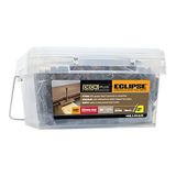 Deck Plus Eclipse Gizli Güverte Bağlantı Elemanları, Güverte Vidaları, Ahşap Vidaları, Paslanmaz Çelik, Kahverengi, 360'lı Paket