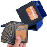 DeckDwell Minimalist Tasarımlı Magic The Gathering Deck Kutusu, Büyük Kapasiteli Komutan Güverte Kutusu 160 Çift Kollu Karta Uyar, Hevesli Koleksiyonerler ve Günlük Oyuncular için Yenilikçi Zar Saklama -