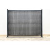Deckline Fenceline Kompozit Panel Çit Çıtası Gri 123 x 5 x 250 cm