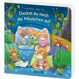 Deckst du noch die Mäuschen zu?: Mitmach-Pappbilderbuch zum Thema Gute Nacht für Kinder ab 2 Jahren - Mit vielen Spielelementen, Klappen und beruhigenden Reimen - Perfekt als Einschlafritual