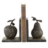 Deco 79 Rustik Metal Yiyecek ve İçecek Kitapçıkları, 2'li Set PR 5"G, 6"H, Gri